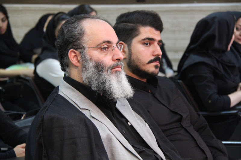 سخنرانی حاج آقا سامعی با موضوع حفظ فرهنگ عاشورایی همراه با نوحه سرایی و قرائت زیارت عاشورا